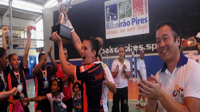 Handebol feminino de Ribeirão Pires conquista a prata nos Jogos Abertos