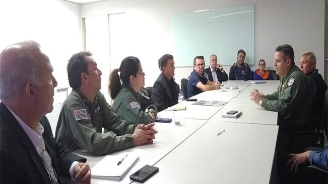 GTs debatem Patrulhamento Aéreo Regional e Plano Preventivo da Defesa Civil