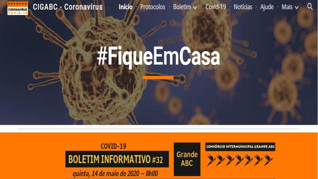 Consórcio ABC lança site com informações e orientações sobre o coronavírus