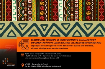 Consórcio ABC promove III Seminário Regional de Educação Étnico-Racial