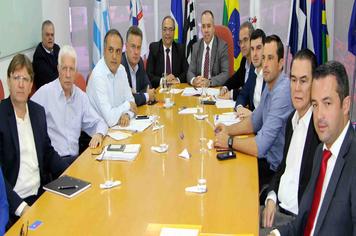 Projeto do Piscinão Jaboticabal é detalhado aos prefeitos do ABC