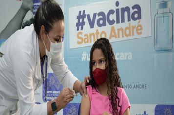 Grande ABC começa a vacinar crianças contra a Covid-19