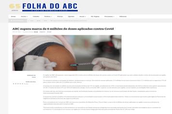 Grande ABC supera marca de 6 milhões de doses aplicadas contra Covid