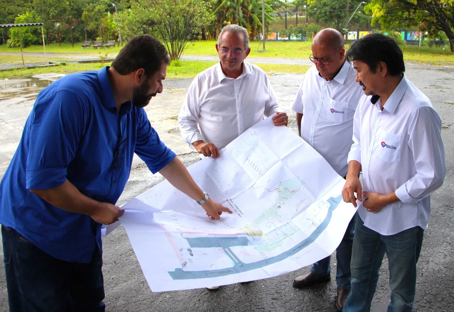 Consórcio ABC visita Santa Casa e propõe conselho para debater hospital oncológico infantil regional