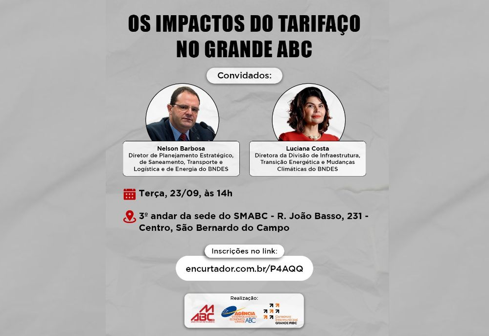 Grande ABC recebe diretores do BNDES para discutir impactos do tarifaço na região