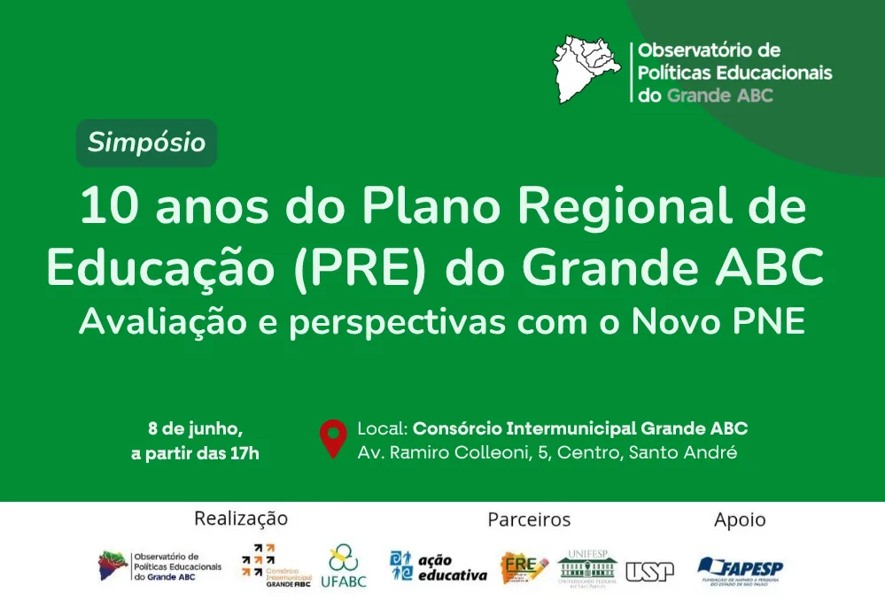 Consórcio ABC promove simpósio sobre Plano Regional de Educação