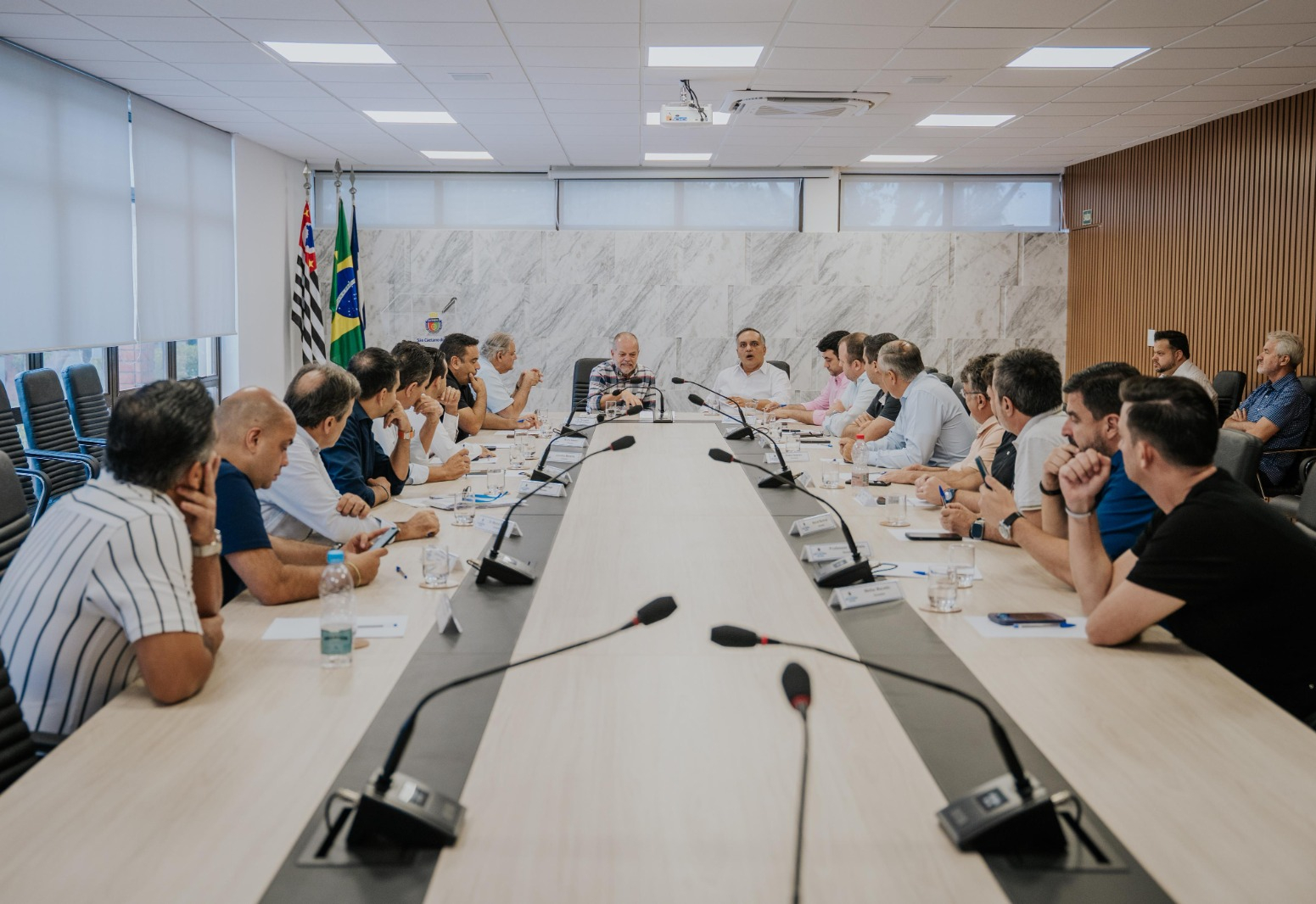 Presidente do Consórcio ABC reitera diálogo e participa de reunião em São Caetano com prefeito e vereadores