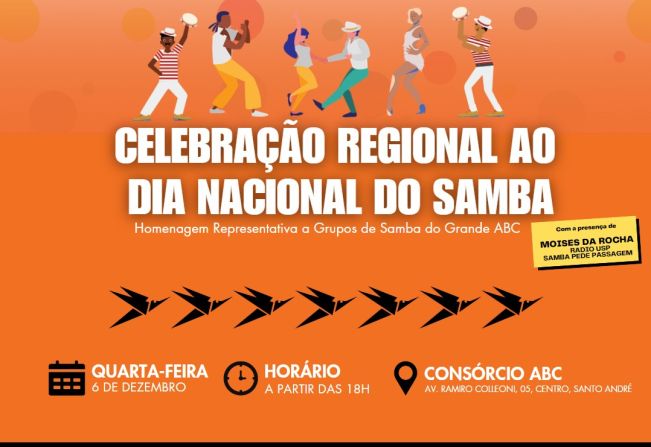 Consócio ABC promove homenagem aos grupos de samba da região