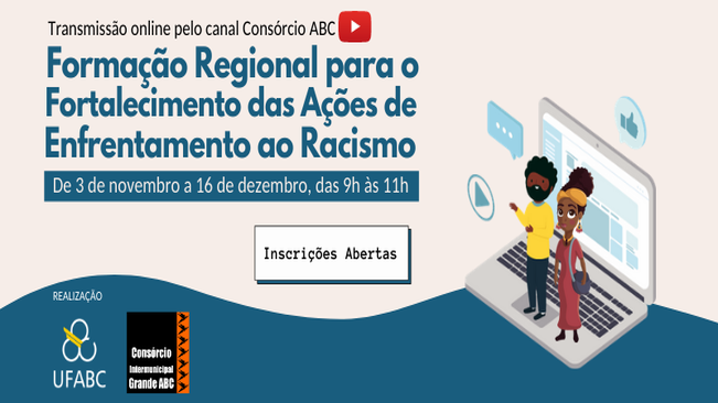 Consórcio ABC abre inscrições para formação online sobre ações de enfrentamento ao racismo