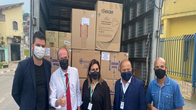 Consórcio ABC realiza entrega de insumos hospitalares para Rio Grande da Serra