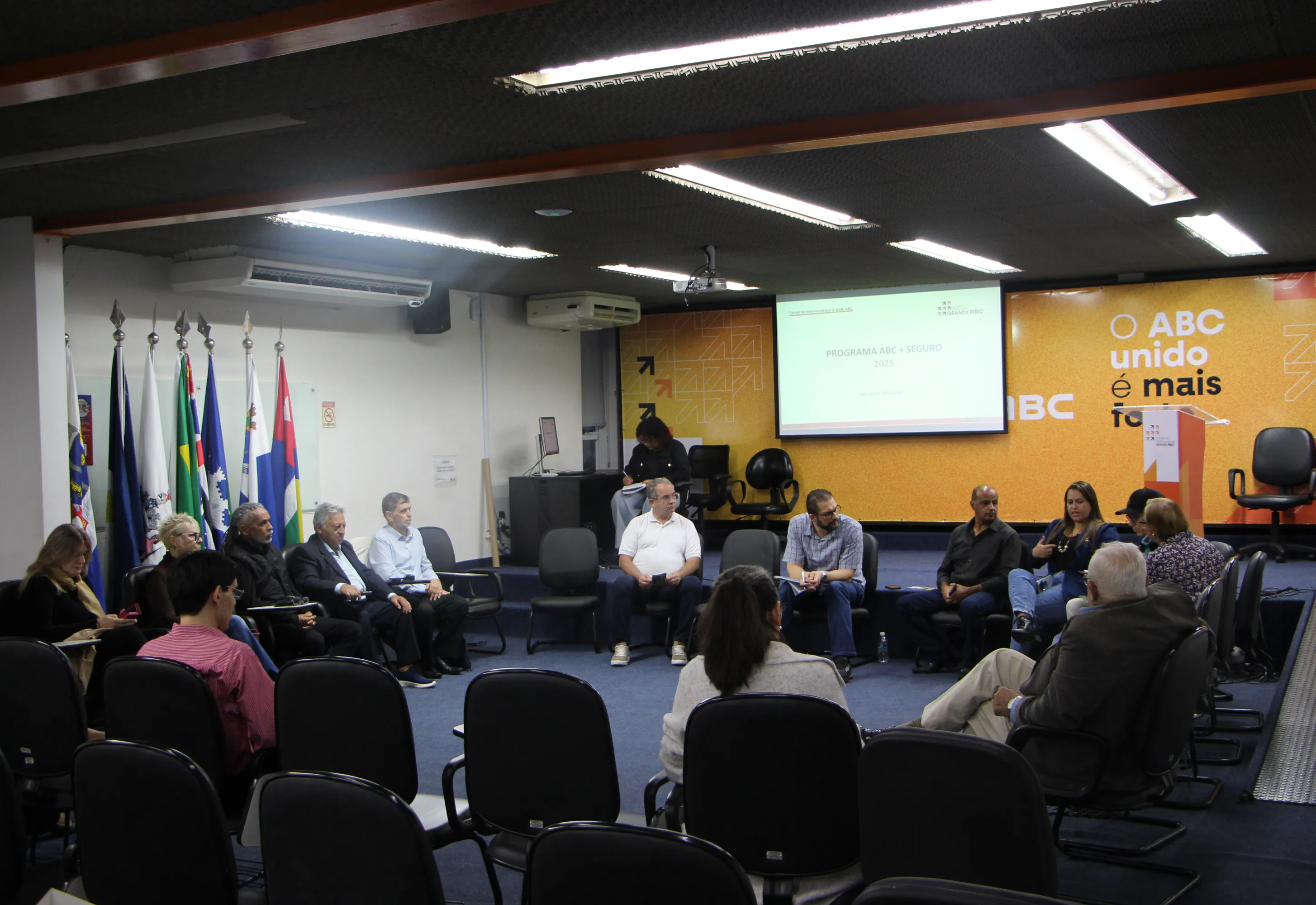 Consórcio ABC recebe representantes dos Consegs e reforça integração regional na segurança pública
