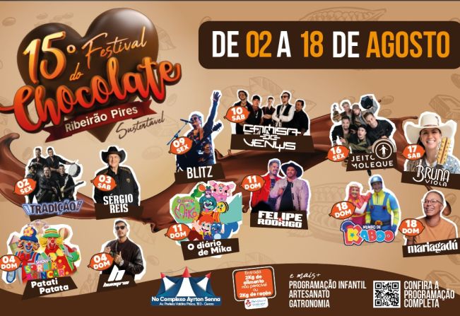 Consórcio ABC é posto de troca de ingressos para o Festival do Chocolate de Ribeirão Pires