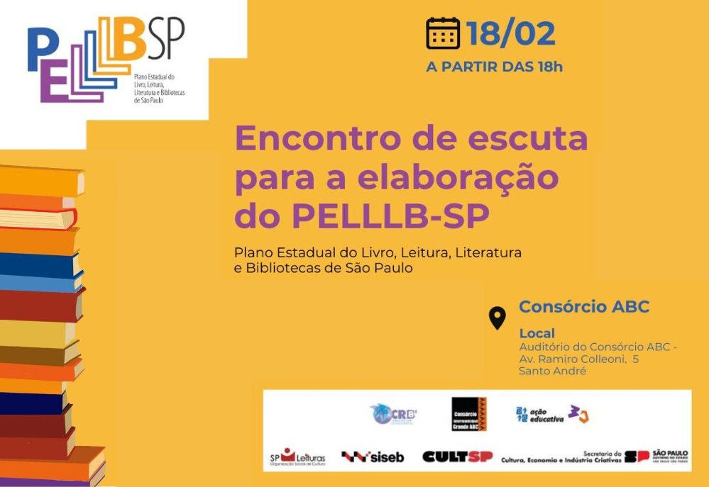 Consórcio ABC promove evento sobre elaboração do Plano Estadual do Livro