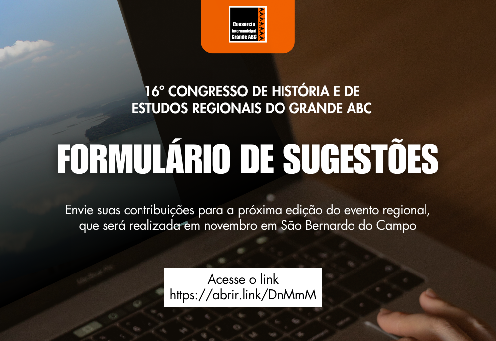 Consórcio ABC recebe contribuições para 16º Congresso de História
