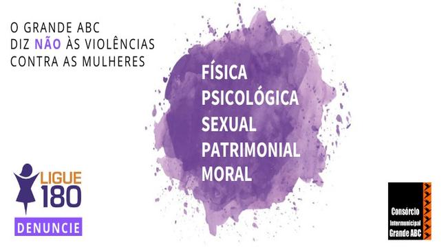Consórcio ABC lança ação de conscientização sobre violência contra a mulher nos municípios