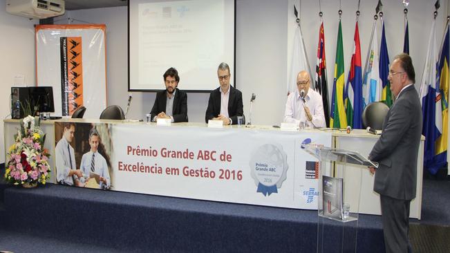 Empresas da região recebem reconhecimento no Prêmio Grande ABC de Excelência 2016