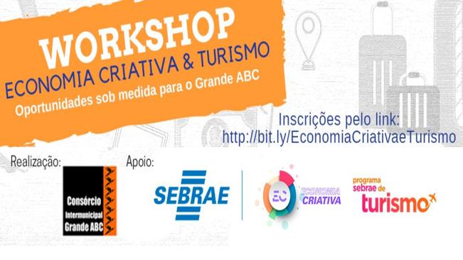 Workshop aborda economia criativa e turismo nesta quinta-feira (17/6)
