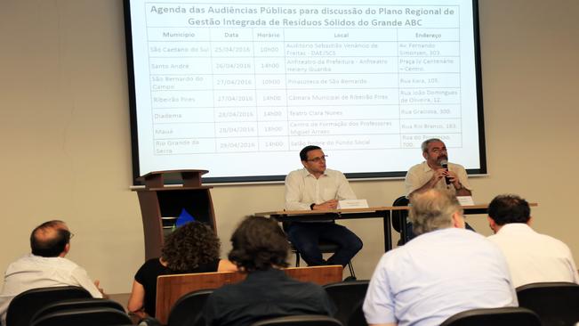 São Caetano recebe primeira audiência pública do Plano Regional de Resíduos Sólidos