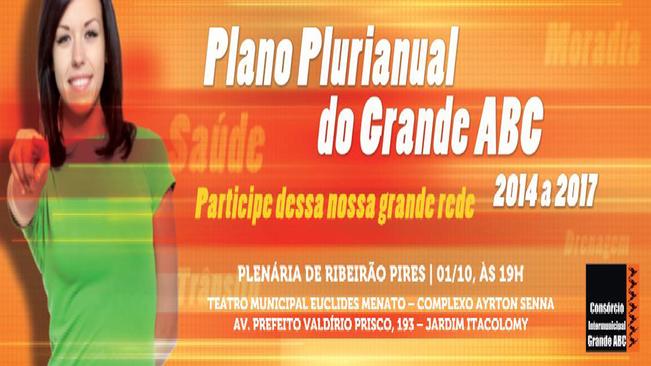 Última Plenária do PPA Regional acontece em Ribeirão Pires nesta terça-feira (1º)
