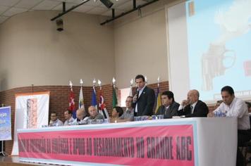 Foto - Lançamento do Fórum de Prevenção da Violência e Apoio ao Desarmamento no Grande ABC