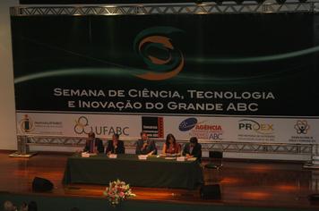 Foto - Cerimônia de Abertura da Semana de Ciência, Tecnologia e Inovação do Grande ABC