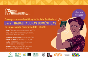 Trabalhadores domésticos do ABC terão curso gratuito de qualificação