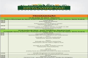 Consórcio realiza I Conferência Regional do Meio Ambiente do Grande ABC em junho