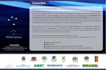 ABDI divulga empresas do ABC selecionadas para o Programa Focem Automotivo