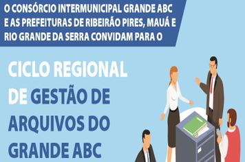 Segundo Encontro do Ciclo Regional de Gestão de Arquivos  do Grande ABC tem inscrições abertas