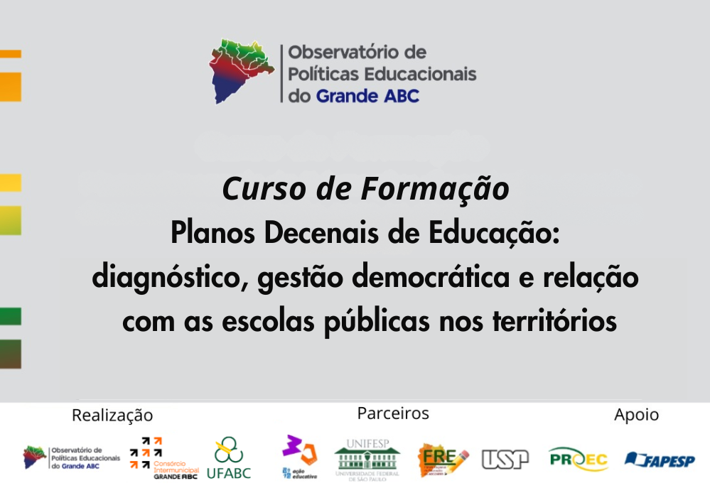 Observatório de Políticas Educacionais do Grande ABC promove curso sobre planos de educação