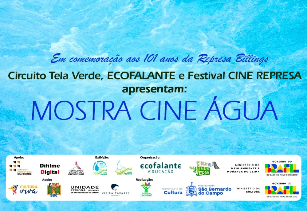 Consórcio ABC apoia Mostra Cine Água em celebração aos 101 anos da Represa Billings