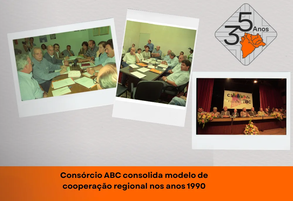 Consórcio ABC consolida modelo de cooperação regional nos anos 1990