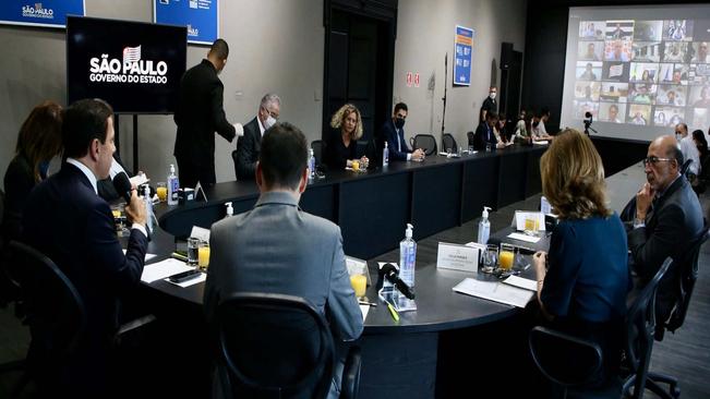 Consórcio ABC participa de reunião com governador para discutir situação econômica e social durante pandemia