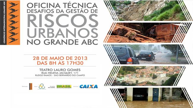 Consórcio realiza Oficina Técnica Desafios da Gestão de Riscos Urbanos no ABC